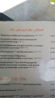 Gasthof zum Walfisch menu