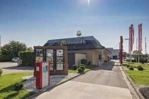 McDonald`s outside