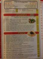 Pizzeria Pinnochio menu