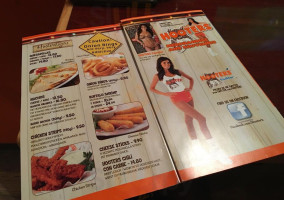 Hooters Zurich menu