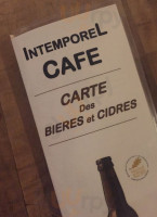 Intemporel Café food