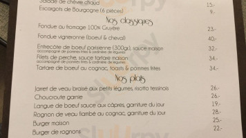 Maison De Ville menu