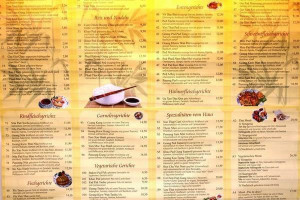 Viet-Thai-Restaurant menu