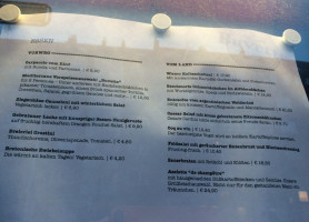 Die Buvette menu