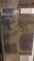 Das Haus menu