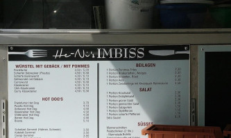 He-ni's Imbiss menu