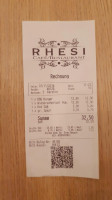 Rhesi Cafe food