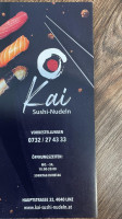 Kai Sushi Nudeln food