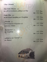 Gasthaus Am Buckle menu