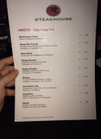 Steakhouse food