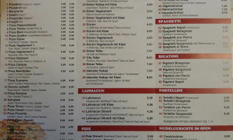 City-pizza-kebaphaus Vural Ercan menu