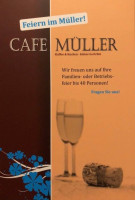 Cafe Müller menu