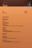 Cafe Müller menu