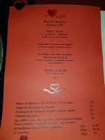 Le Renfort menu