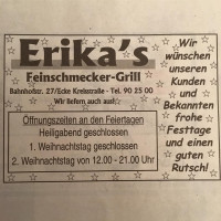 Erika's Feinschmecker Grill outside