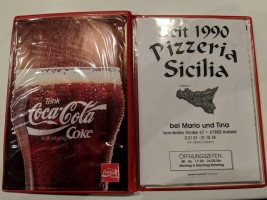 Pizzeria Sicilia Krefeld menu