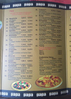 Papa  menu