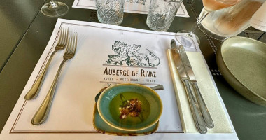 Auberge De Rivaz food