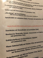 Gasthof Lieberwirth menu