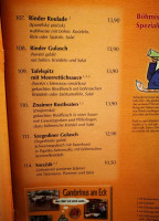 Gambrinus am Eck menu