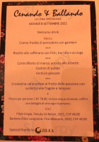 Ciani Lugano menu