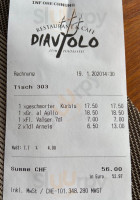 Diavolo menu