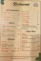 Pizza Squizz menu