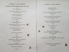 Wirtshaus im Bürgertreff-Kilianstädten menu