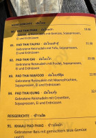 Eurasia Thai menu