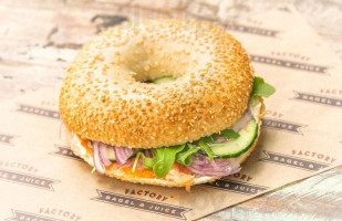 Bagel Juice Factory food