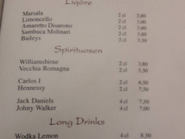 Bistrorante Liberty menu