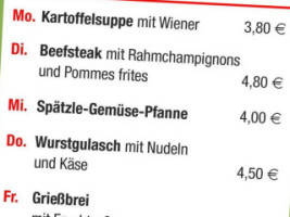 Hopfenstübchen menu