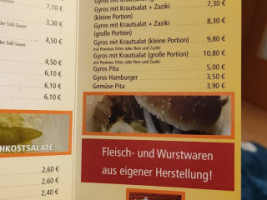 Fleischermeister Grill menu