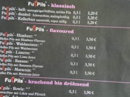 Die kleine Kneipe menu