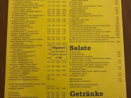 Happy Pizza Service menu