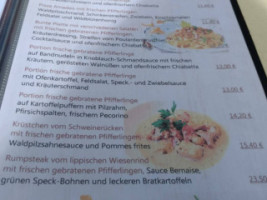 Seeterrassen menu