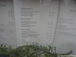 Brunnenstüble menu