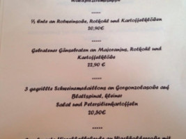 Landgasthaus Toscana menu