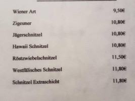 Cafe Extraschicht menu