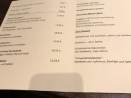 Gaststatte Zur Zeche menu