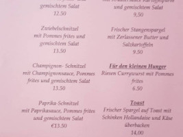 Altes Backhaus menu