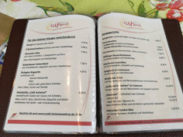 Aufwind - Café Restaurant Tagungsräume menu