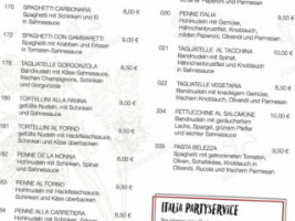 Italia menu