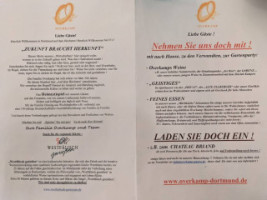 Overkamp menu