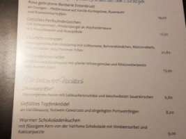 Distlerhof menu