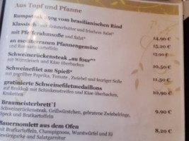 Mittweida´s Stube menu