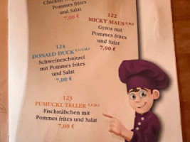 Restaurant Athos menu