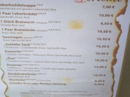 Burgruine Madenburg menu