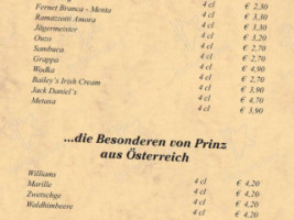 Alt Medenheimer Stube menu