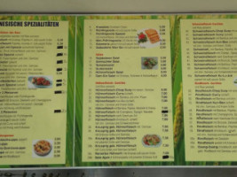 Chao-Lin-Thai menu